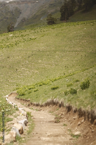 path in the mountains
