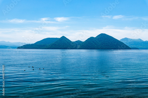 北海道 洞爺湖の夏の風景