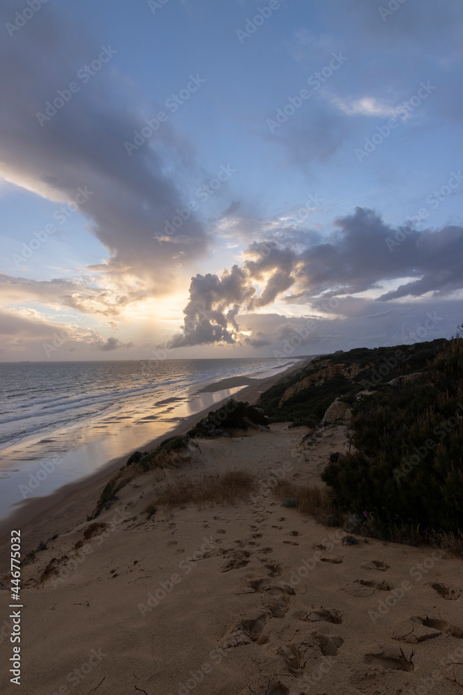 unas vistas de la bella playa de Mazagon, situada en la provincia de Huelva, España. Con sus acantilados, pinos, dunas ,
vegetacion verde y un cielo con nubes. Atardeceres preciosos unas vistas de la bella playa de Mazagon, situada en la provincia de Huelva, España. Con sus acantilados, pinos, dunas ,
vegetacion verde y un cielo con nubes. Atardeceres preciosos
