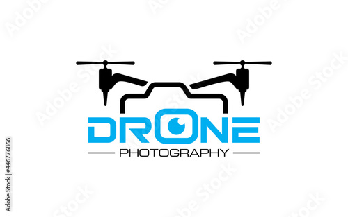 Illustration graphic vector future of drone technology logo design template