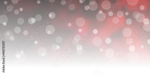 Dark Purple, Pink vector background with circles.