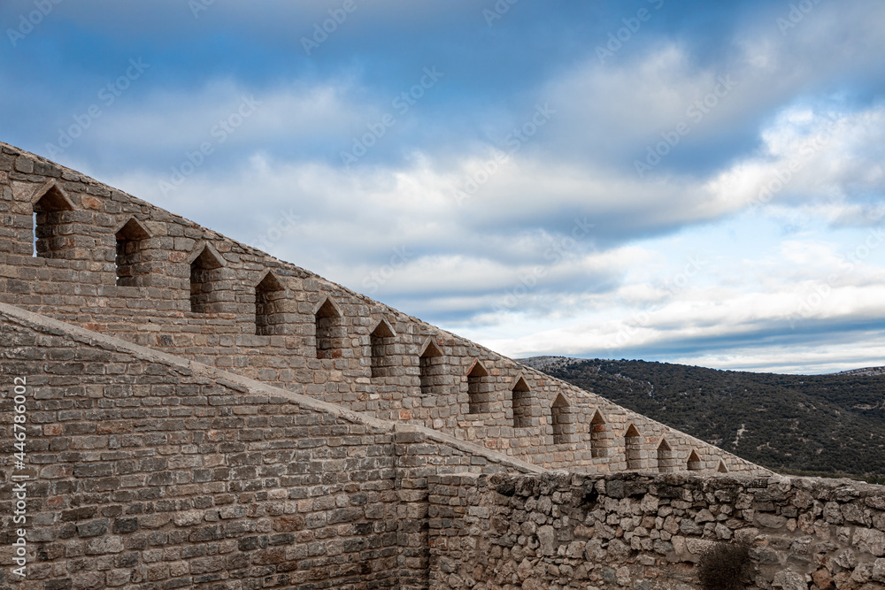 the old walls of the Morella fortress