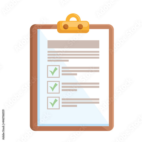 clipboard with checklist