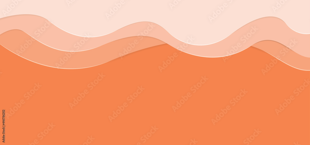 Abstract orange background with wavy texture and lines Abstract orange background with wavy texture and lines