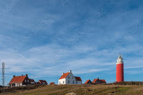 Lighthouse Texel, Noord-Holland province, The Netherlands