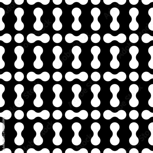 Circles, geometrical shapes seamless pattern. Modern ornament. Ethnic wallpaper. Geometric background. Contemporary backdrop. Digital paper, textile print, abstract image. Vector illustration.