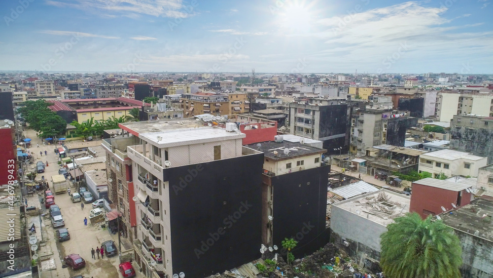 Fototapeta premium view of the city