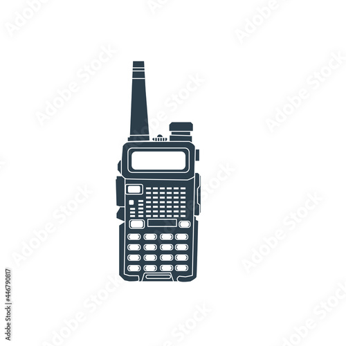  Walkie Talkies icon stock illustration. Handheld amateur ham radios icon 
