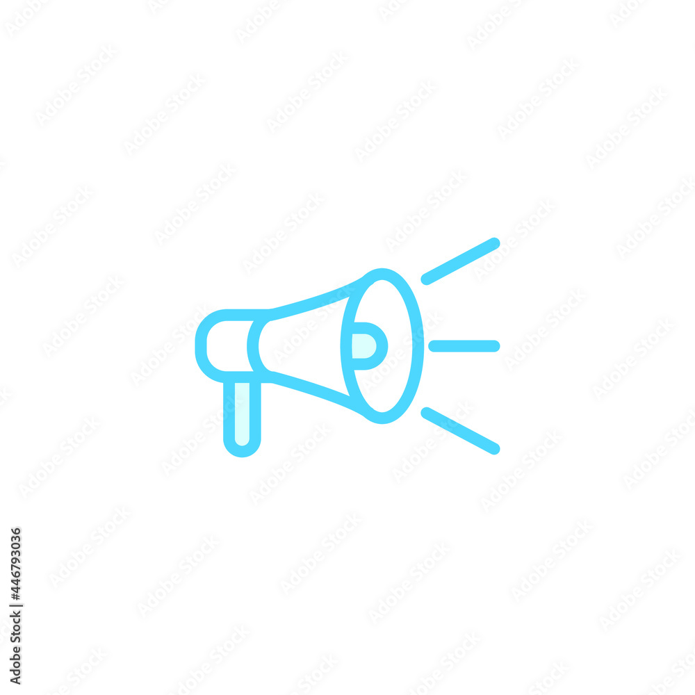 Illustration Vector Graphic of Megaphone icon Illustration Vector Graphic of Megaphone icon