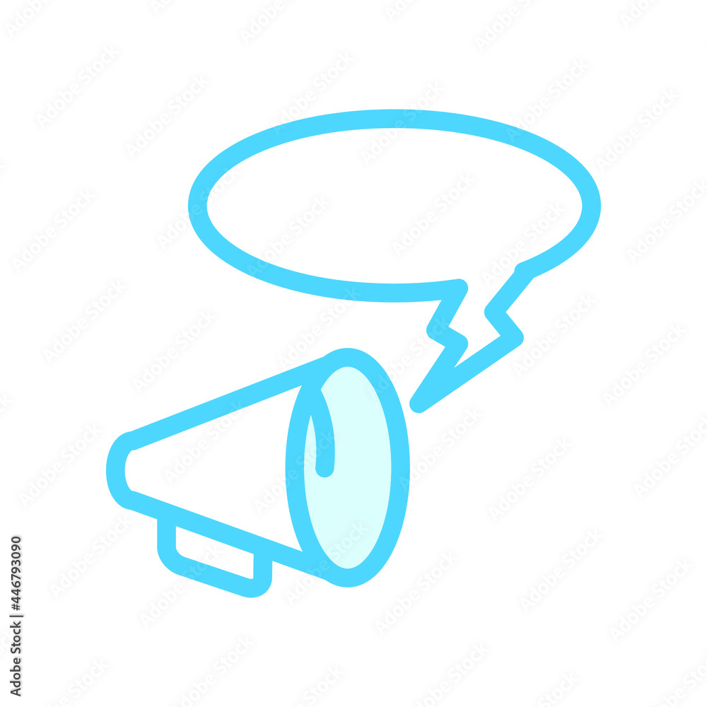 Fototapeta premium Illustration Vector Graphic of Megaphone icon 