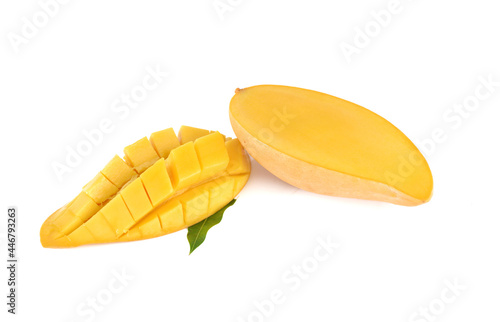 mango fruit isolated on white background