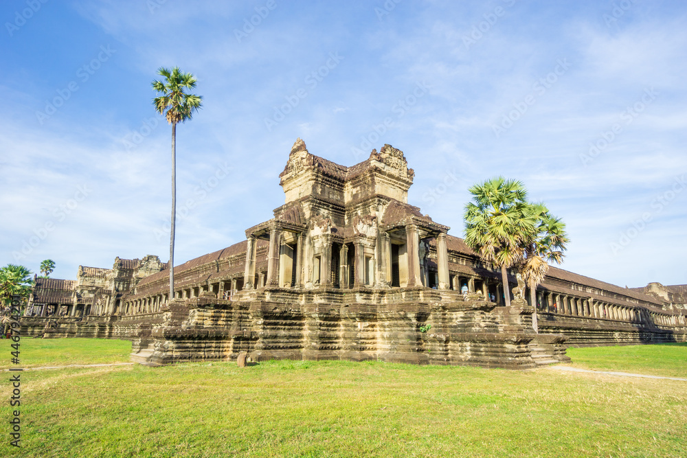 Cambodia is a country located in the southern portion of the Indochinese Peninsula in Southeast Asia. It is 181,035 square kilometers (69,898 square miles) in area Cambodia is a country located in the southern portion of the Indochinese Peninsula in Southeast Asia. It is 181,035 square kilometers (69,898 square miles) in area