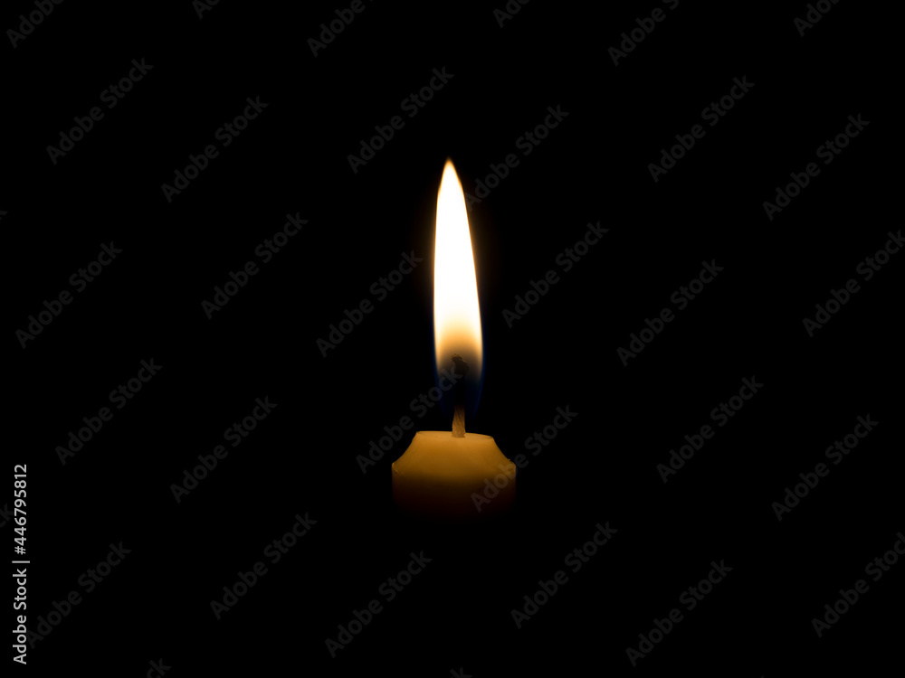 Candle in the dark Candle in the dark