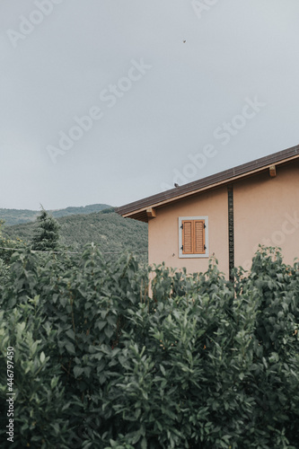house in the mountains