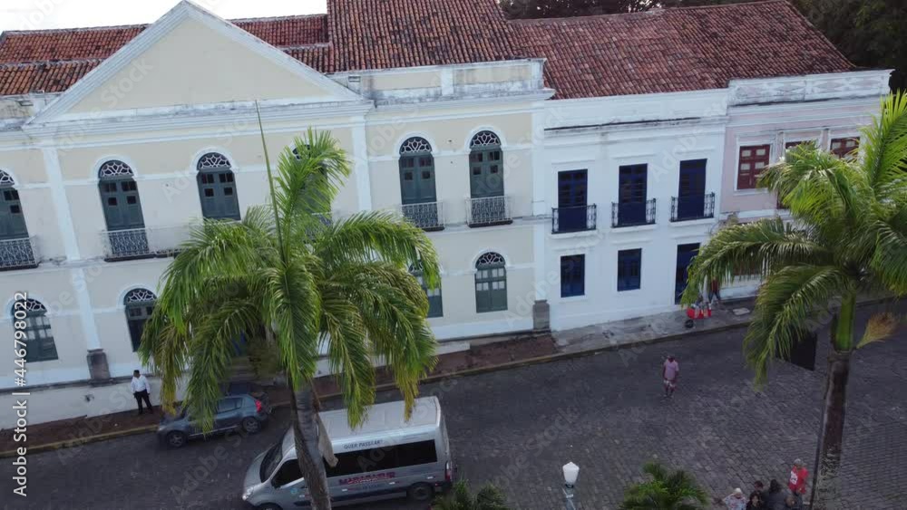 Historic church scene in Olinda coastal city, Pernambuco, Brazil ...