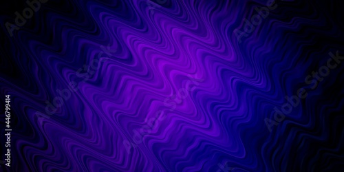 Dark Pink, Blue vector pattern with wry lines.