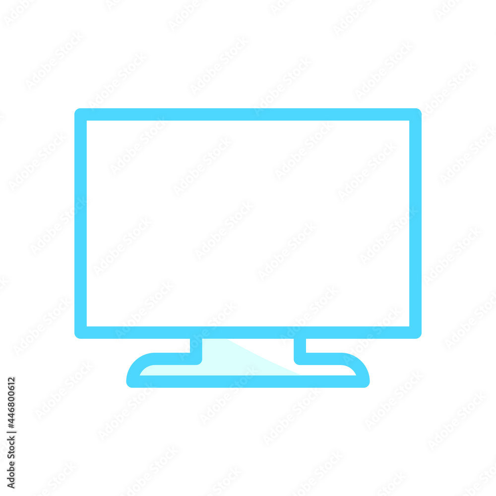 Illustration Vector Graphic of Monitor icon Illustration Vector Graphic of Monitor icon