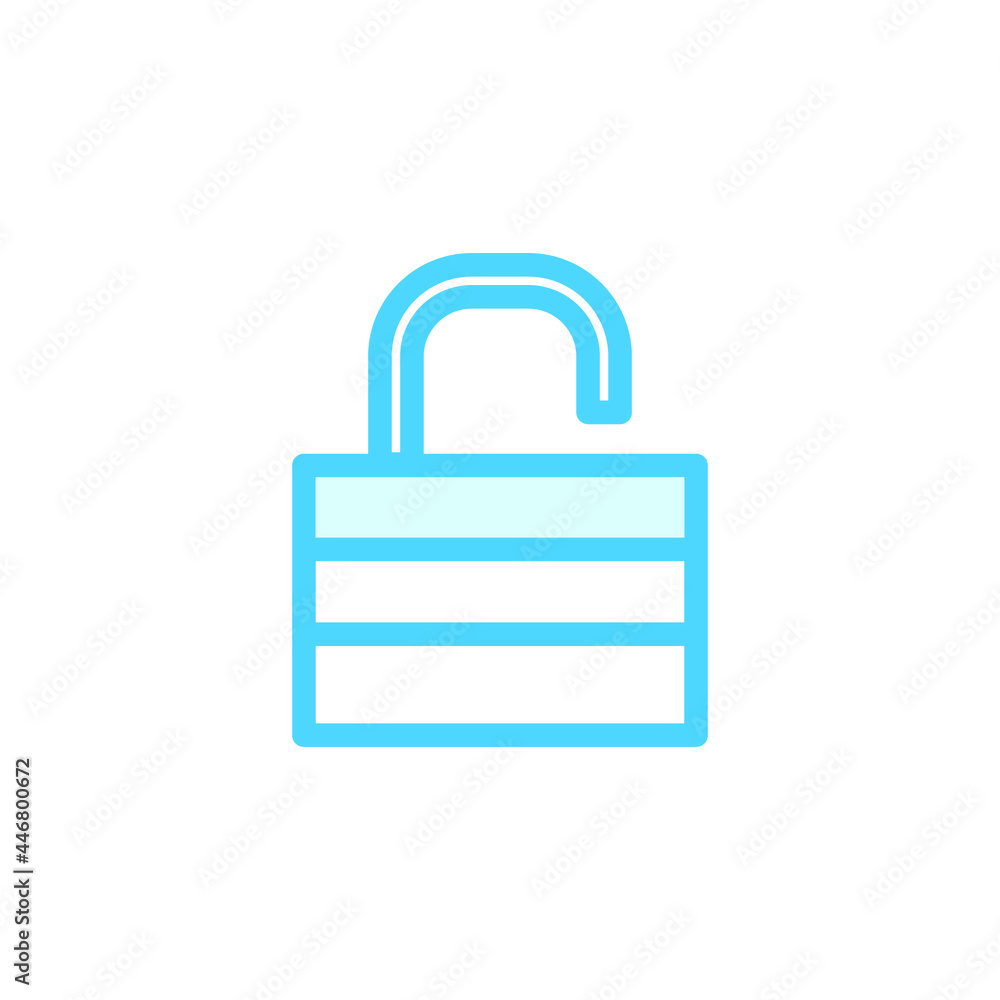 Illustration Vector Graphic of Padlock icon Illustration Vector Graphic of Padlock icon