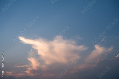 Colorful cloud and sky background.