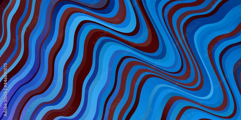 Light Pink, Blue vector backdrop with bent lines. Light Pink, Blue vector backdrop with bent lines.