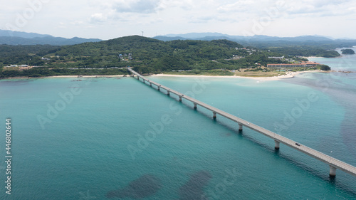 Wallpaper Mural 角島大橋 山口県 ドローン空撮 Torontodigital.ca
