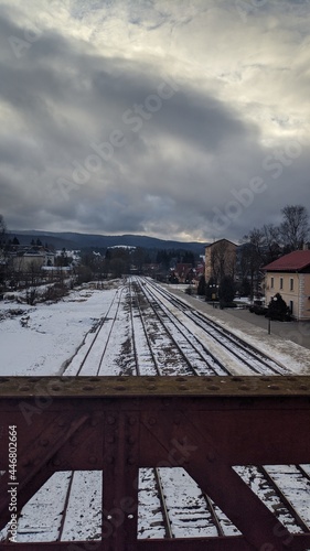 railway in the mountains