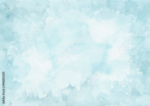 oft blue abstract texture background with watercolor