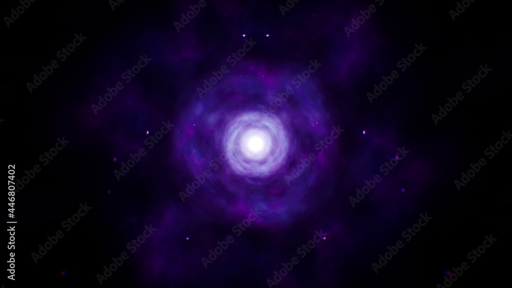 Abstract Neon Nebula Space Background