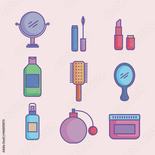 beauty products icons