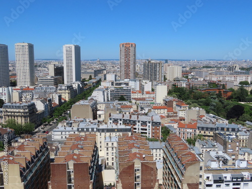 Paysage urbain  vue a  rienne    Paris