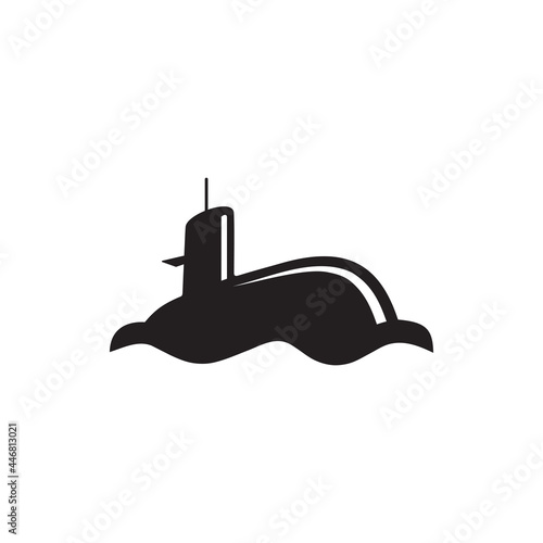 Sumbarine icon logo design template