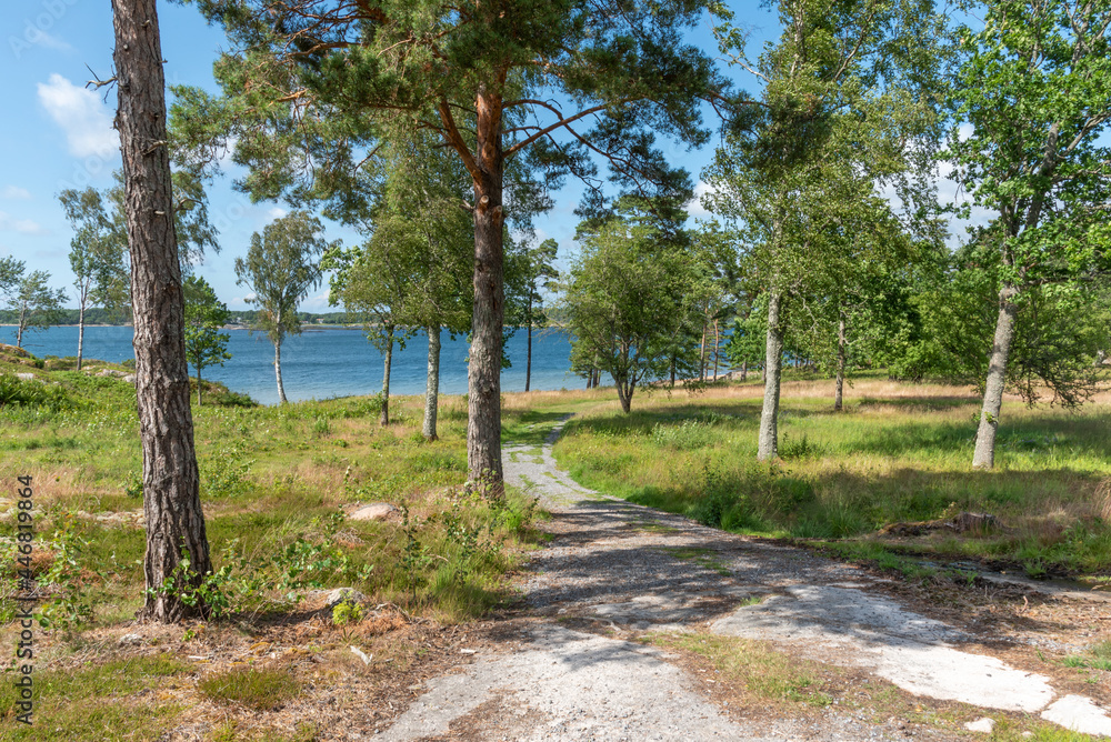 Landscape in Bohuslan in Sweden