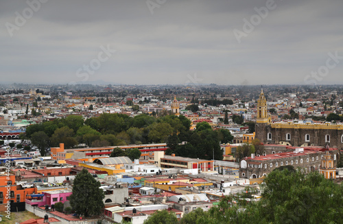 City of Cholula from the hill of the sanctuary of Nuestra Senora de los Remedios © Stefano
