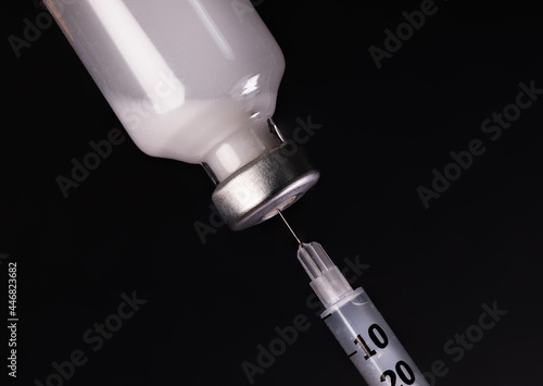 Needle and syringe photo