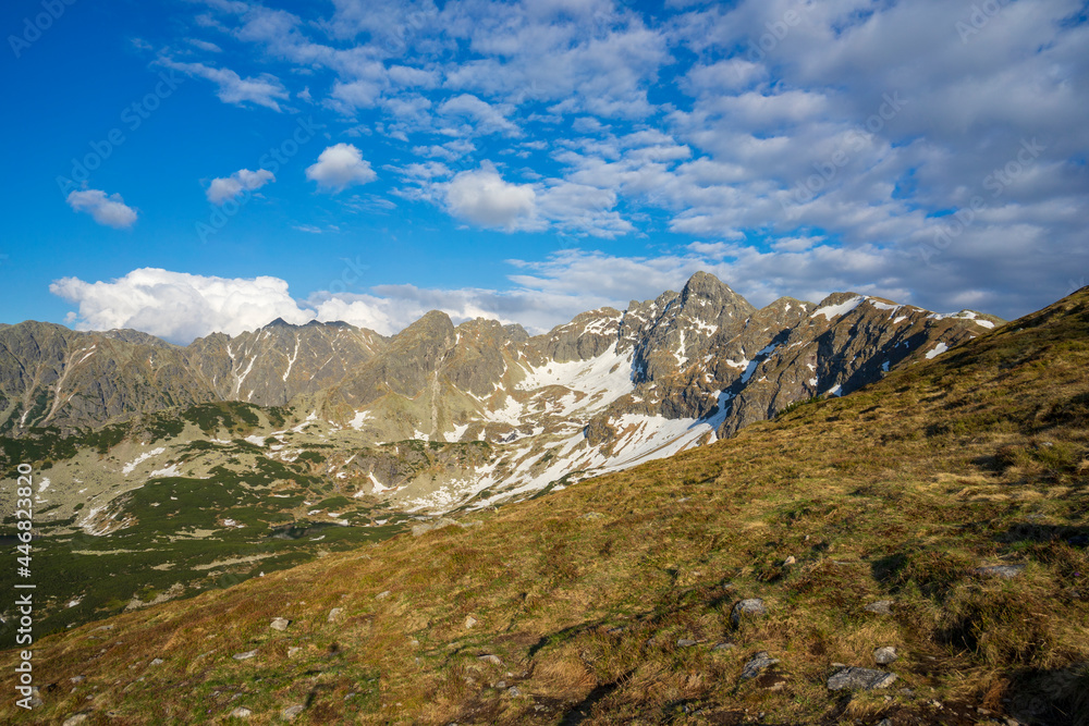 Mountain landscape in the High Tatras.