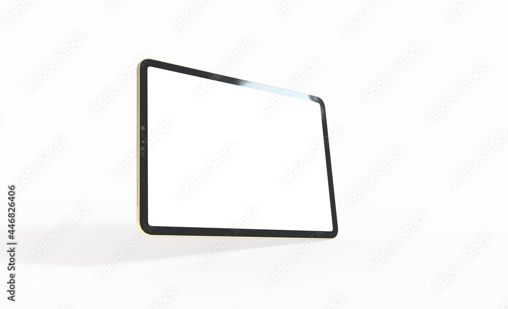 Tablet pc computer with blank screen 3d Tablet pc computer with blank screen 3d