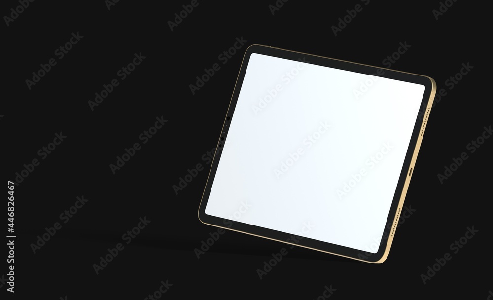 tablet pc, isolated on 3d background tablet pc, isolated on 3d background