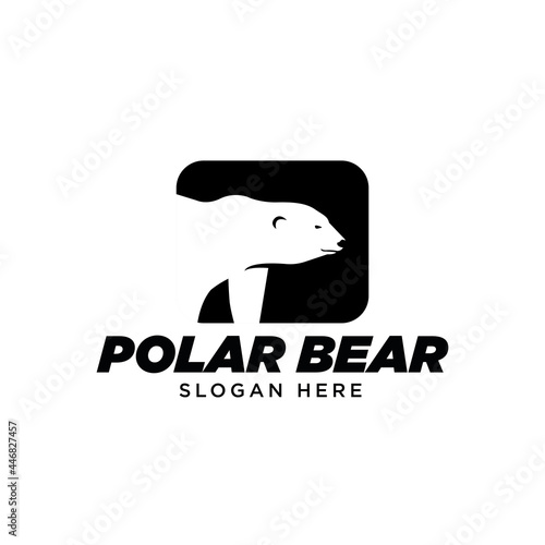 polar bear vector logo