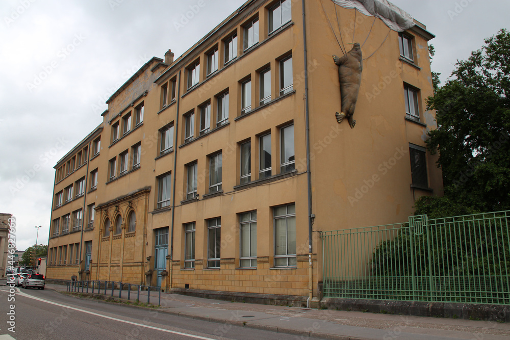 art déco (?) building in nancy in lorraine (france) 