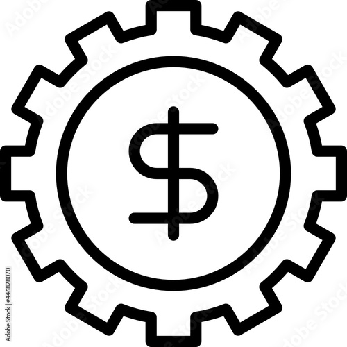 money gear icon