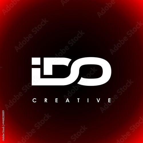 IDO Letter Initial Logo Design Template Vector Illustration