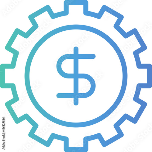 money gear icon