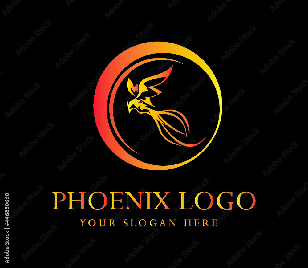 phoenix logo ,logo vector template image, trendy, phoenix logo ,logo vector template image, trendy,