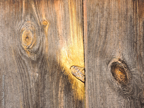 Texture of old wooden boards close-up