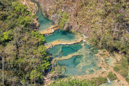 Natürliche Pools in Semuc Champey, Guatemala photo