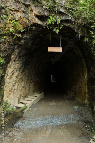 Tunnels of the old train crossing in the city of Sumidouro RJ