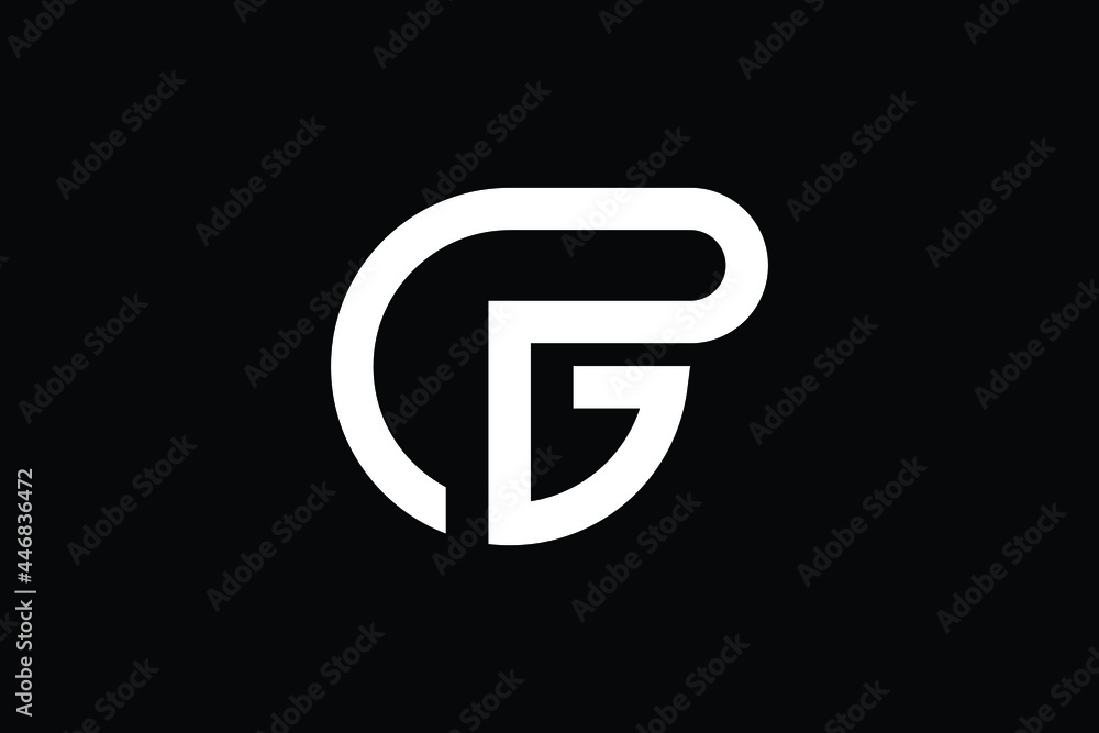 GP logo letter design on luxury background. PG logo monogram initials letter concept. GP icon logo design. PG elegant and Professional letter icon design on black background. G P PG GP GP logo letter design on luxury background. PG logo monogram initials letter concept. GP icon logo design. PG elegant and Professional letter icon design on black background. G P PG GP