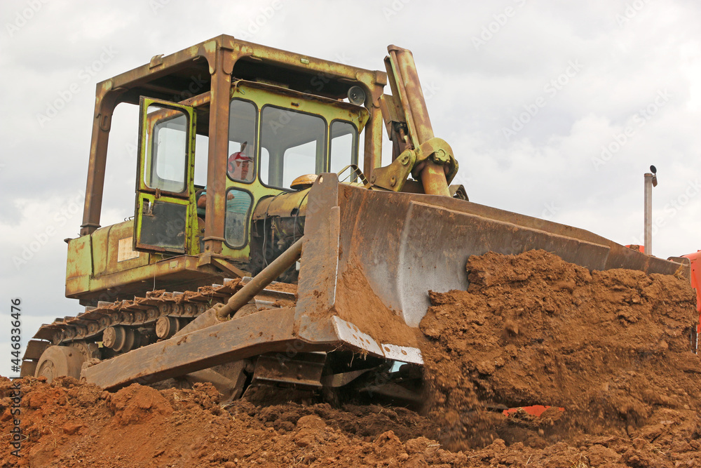 Bulldozer at work