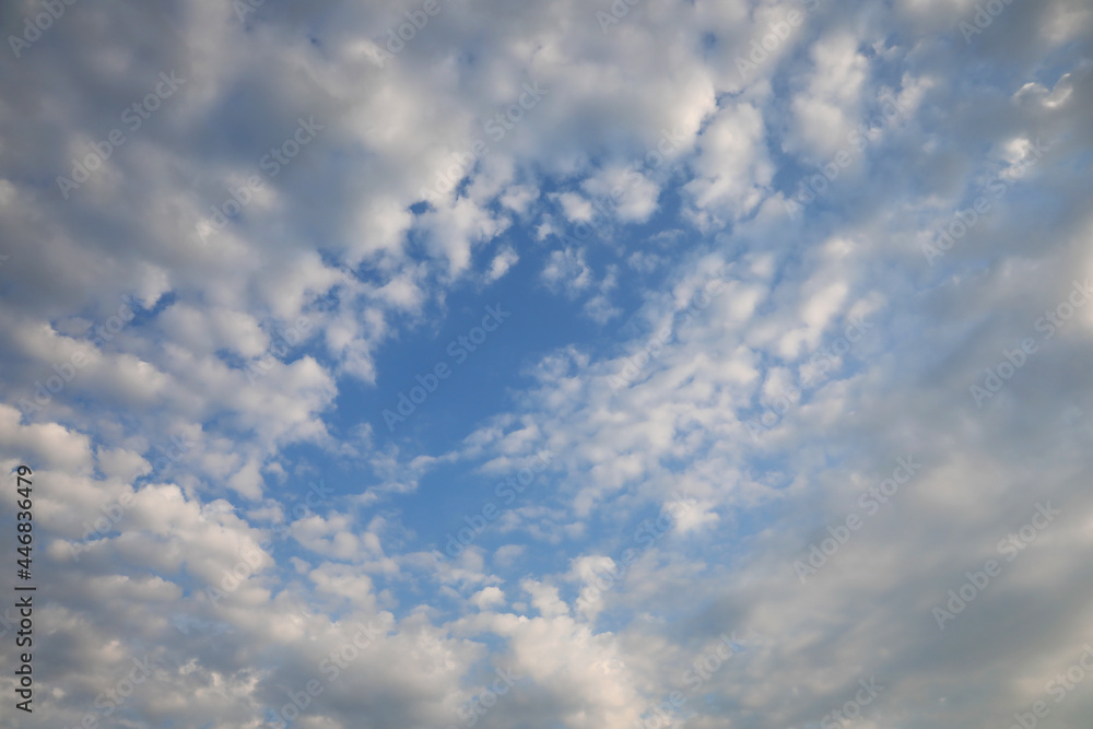 Picturesque view of sky with beautiful clouds Picturesque view of sky with beautiful clouds