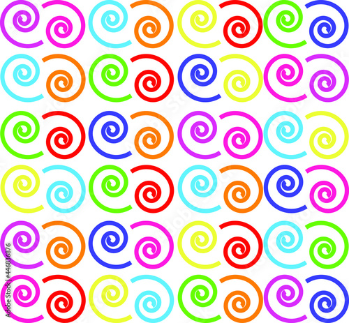 seamless pattern with colorful circles